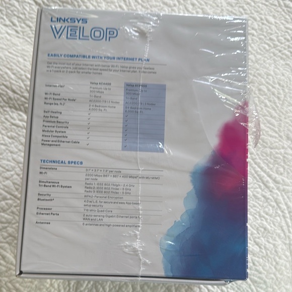 Linksys Velop Whole Home Wi-Fi System 6000 square feet Premium AC6600 - Picture 7 of 9
